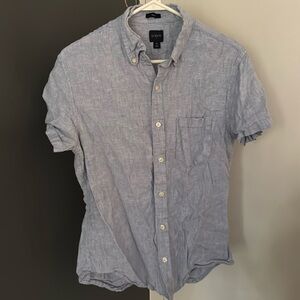 J. Crew short sleeve linen shirt
